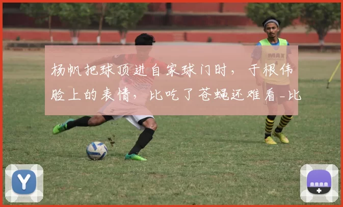 杨帆把球顶进自家球门时，于根伟脸上的表情，比吃了苍蝇还难看_比赛_球迷_球员