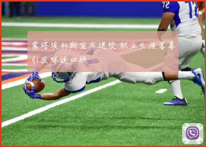 蒙塔埃利斯宣布退役 职业生涯落幕引发球迷回顾